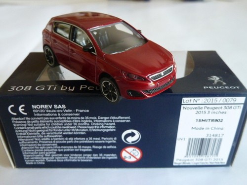 Norev inches peugeot 308 gti - norev,